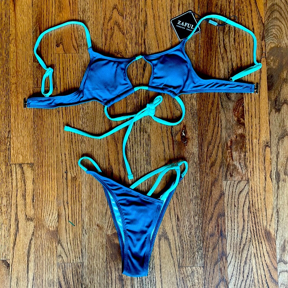 Zaful two tone Bikini